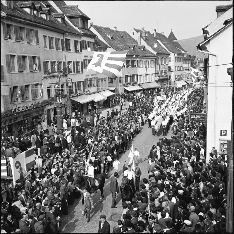 16th festival of the Jura in Delémont, 1963.