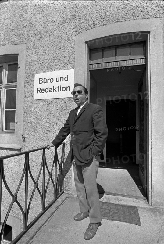 Grenzpost am Zürichsee, 1971.