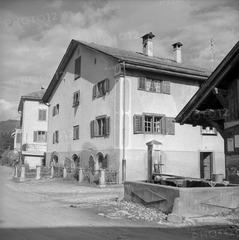 House in Sils-Albula, 1952.