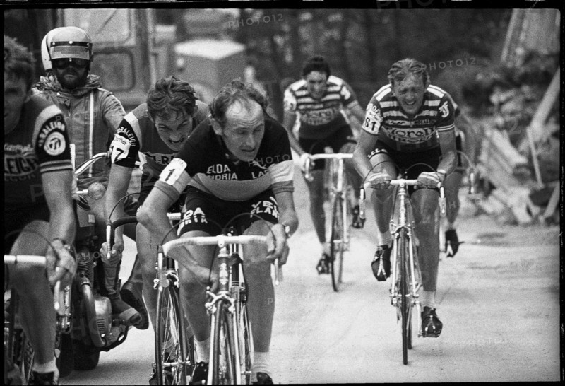 Tour de Suisse 1978: Michel Pollentier and Sepp Fuchs.
