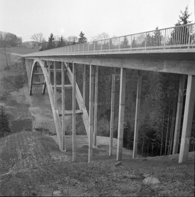 Haut-Gotteron bridge near Tavel; 1959.