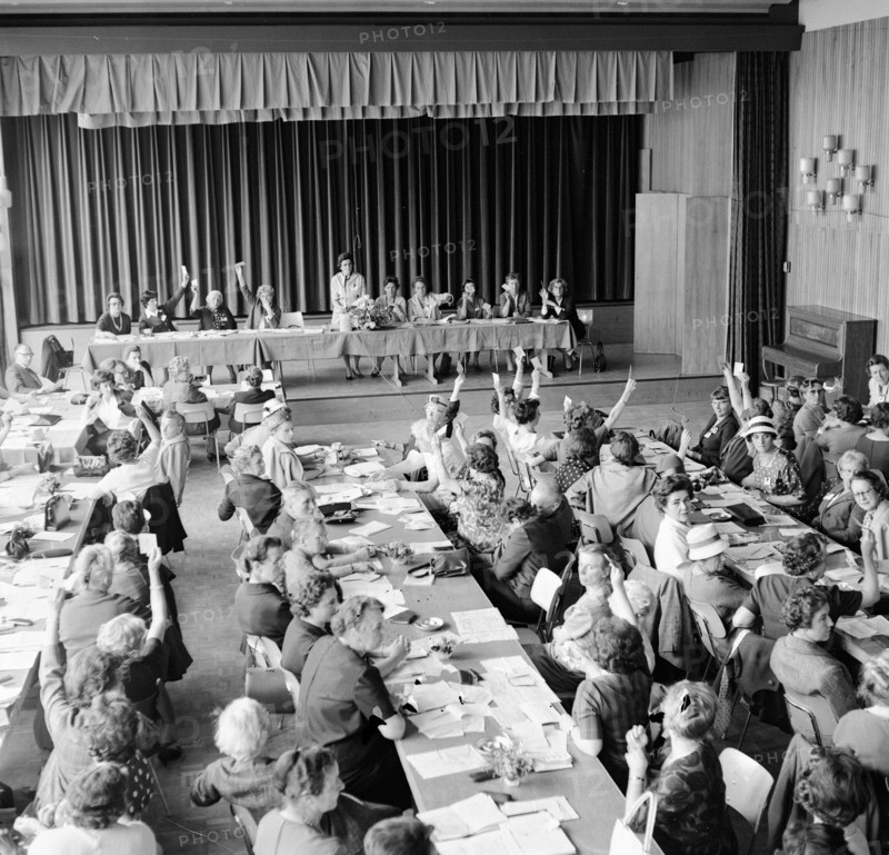 Delegate assembly of the Swiss Association for the Women's Right to Vote, 1963.