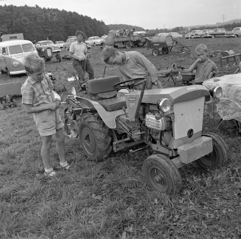 Smallest tractor, 1964.