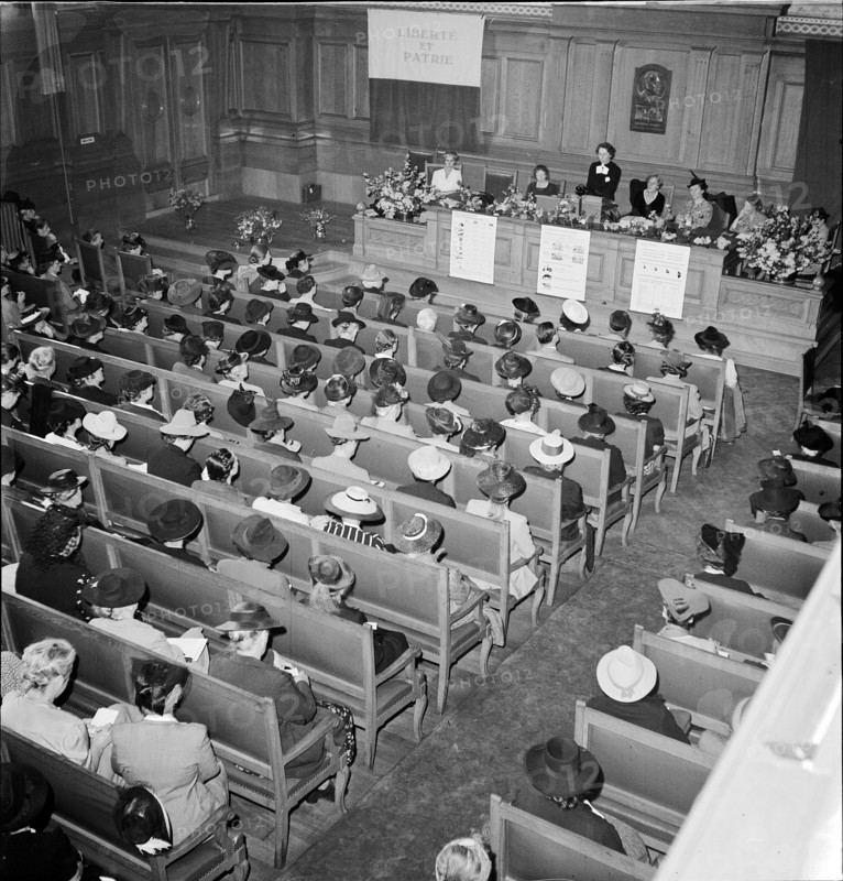 Swiss Women's Organisations assembly, 1942.