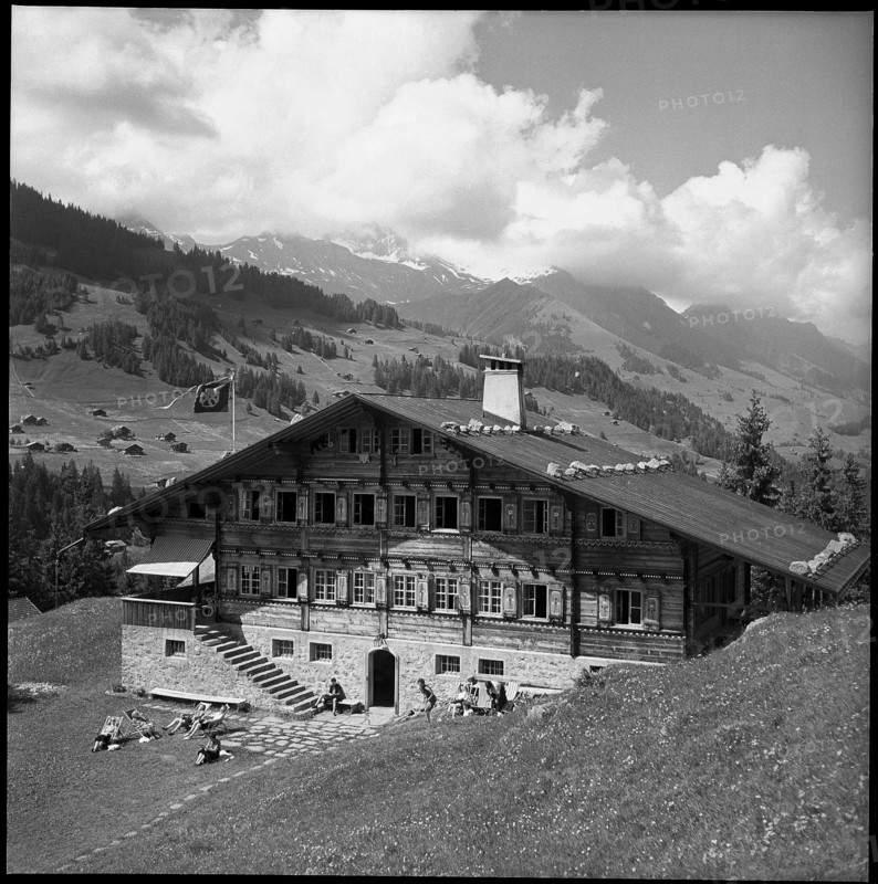 International girl scouts home Our Chalet, 1952.