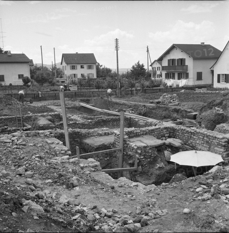 Excavations in Augst, 1959.