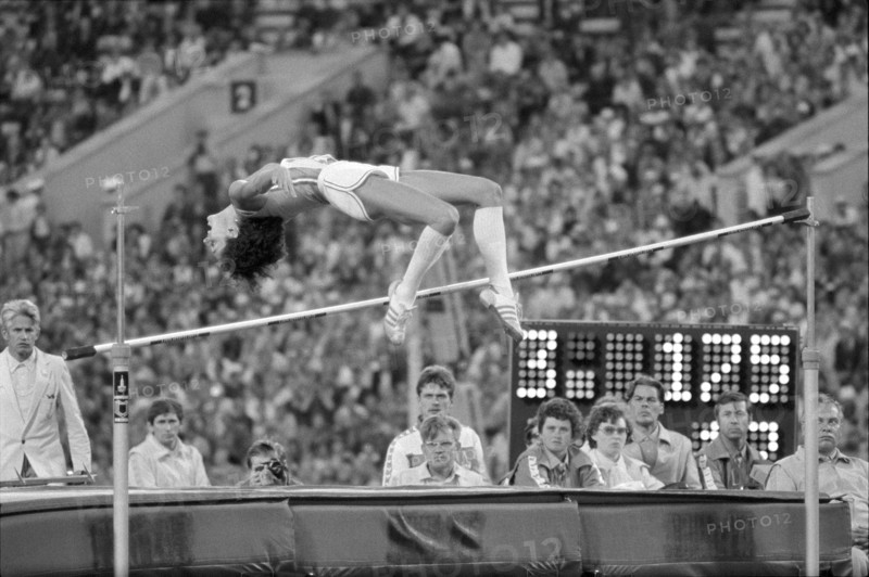 Olympic Games Moscow 1980: Olympic champion Sara Simeoni.