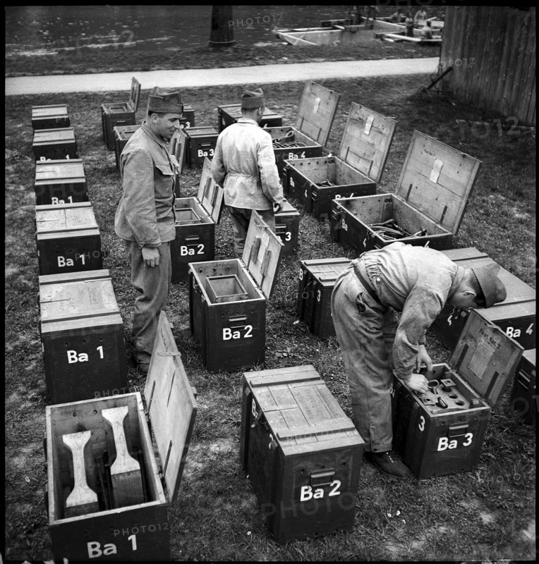 Swiss Pontoons, 1940.