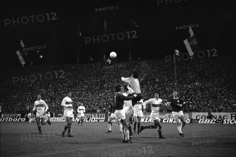 International match Switzerland - Italy 1972: keeper Dino Zoff.