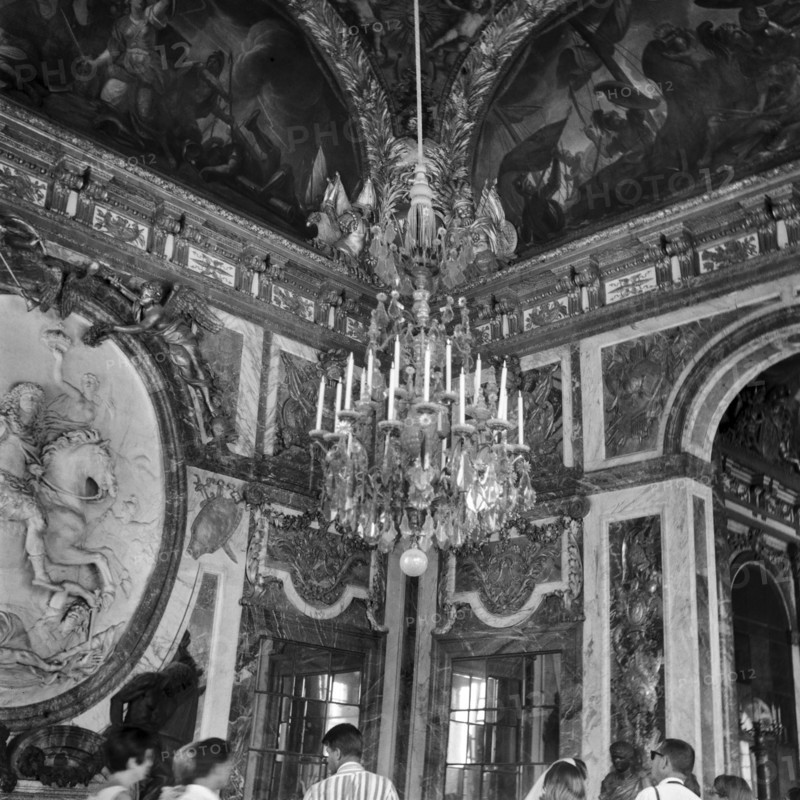 1967, Paris, Palace of Versailles. interior (detail).