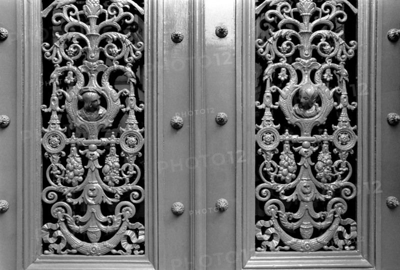 1975, Paris, worked door.