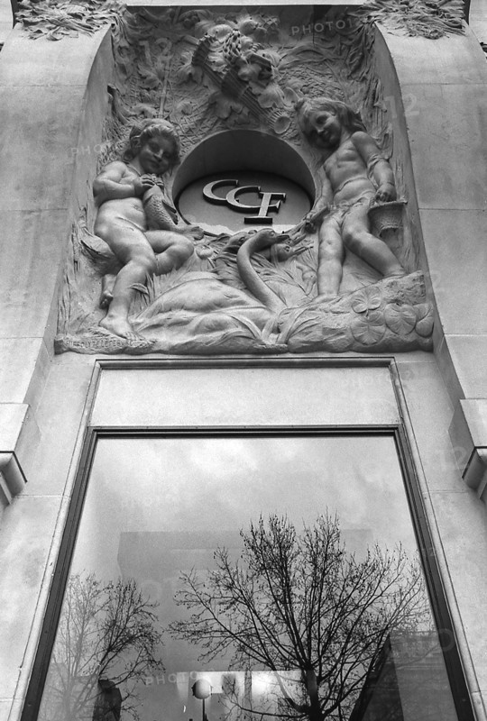 1975, Paris, Art Deco style building.
