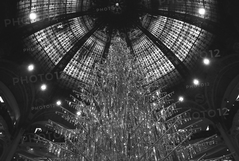 1975, Paris, The Galleries Lafayette dome.