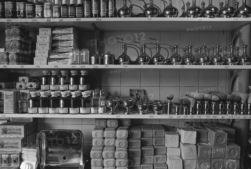 1975, Paris, Marais, shop windows