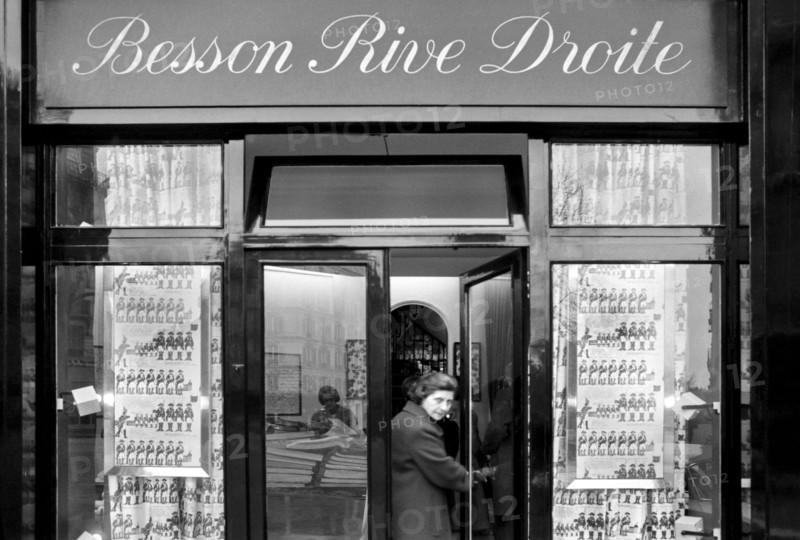 1975, Paris, Marais, shop windows
