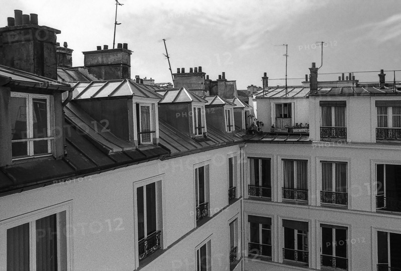 1975, Paris, Rive droite, attics.