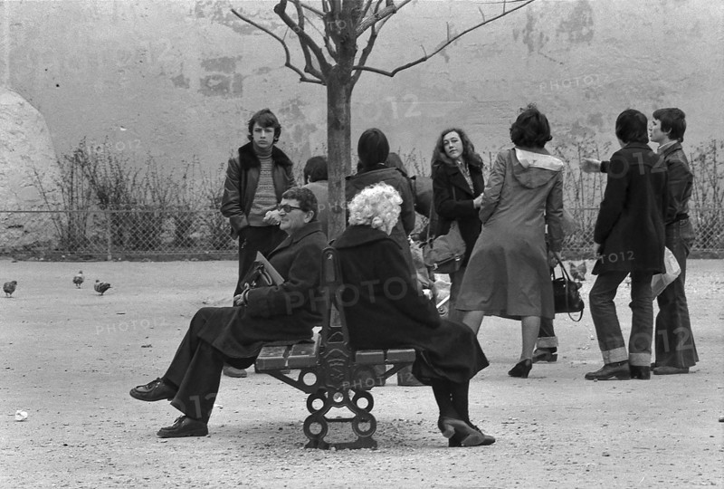1975, Paris, Rive droite, people.