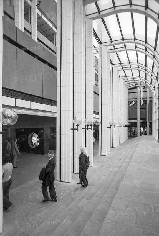Paris, Rive droite, Les Halles, shopping center. Forum des Halles.
1985-1988