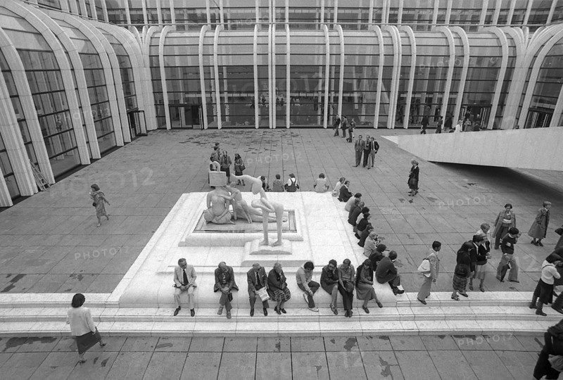 Paris, Rive droite, Les Halles, shopping center. Forum des Halles.
1985-1988