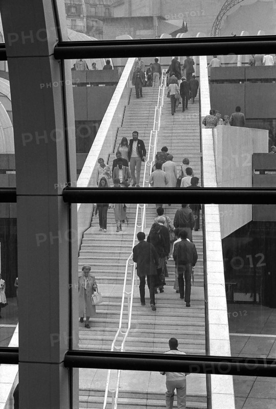 Paris, Rive droite, Les Halles, shopping center. Forum des Halles.
1985-1988