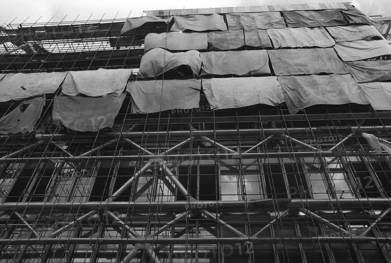 1976, Paris, Rive droite, Centre Pompidou, Beaubourg.