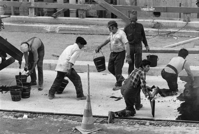 1976, Paris, Rive droite, Centre Pompidou, Beaubourg.
