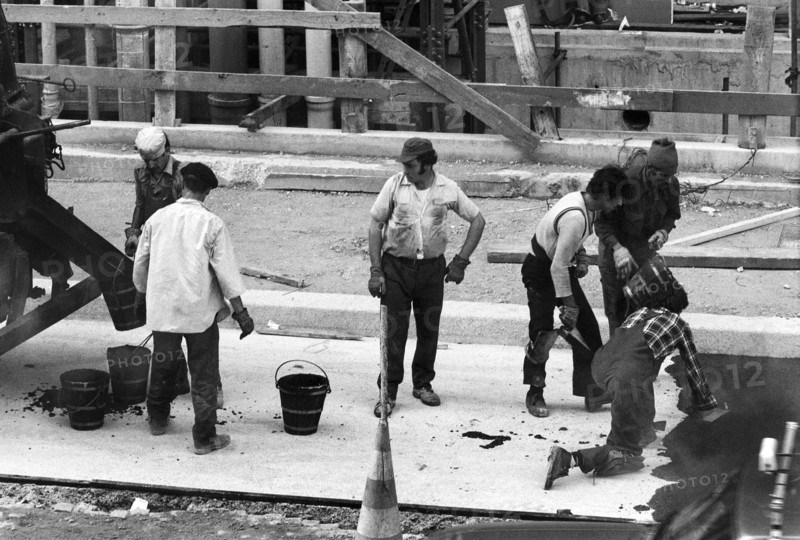 1976, Paris, Rive droite, Centre Pompidou, Beaubourg.