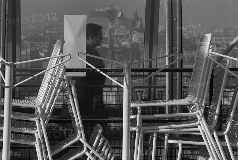 1976, Paris, Rive droite, Centre Pompidou, Beaubourg.