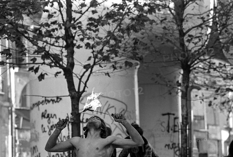 1976, Paris, Rive droite, Centre Pompidou, Beaubourg.