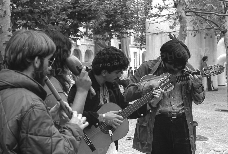 1976, Paris, Rive droite, Centre Pompidou, Beaubourg.