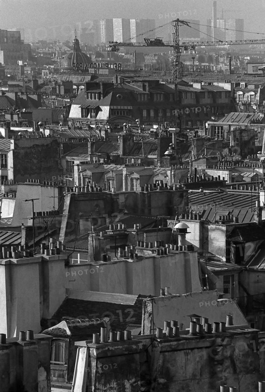1976, Paris, Rive droite, Paris overview.