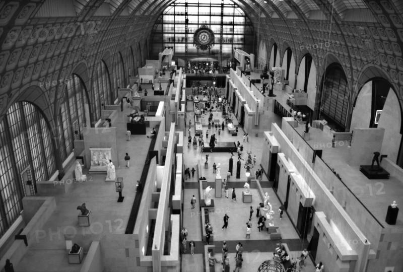 1990, Paris, Rive gauche, Gare d'Orsay - Musee d'Orsay.