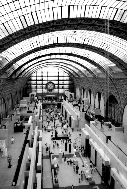 1990, Paris, Rive gauche, Gare d'Orsay - Musee d'Orsay.
