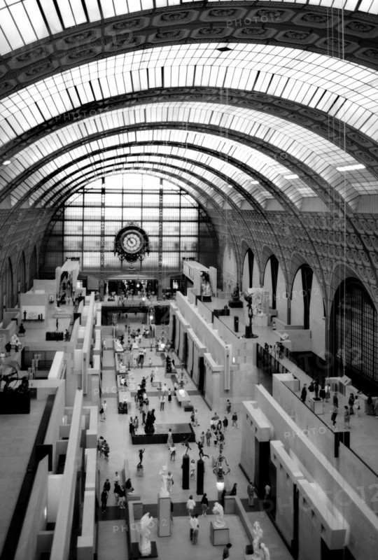 1990, Paris, Rive gauche, Gare d'Orsay - Musee d'Orsay.