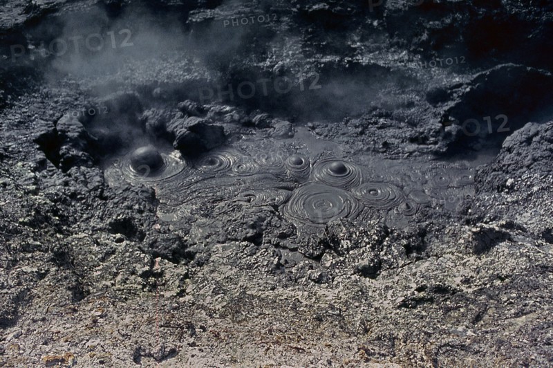 Nature, Italy, region of Campania, 1975 Solfatara of Pozzuoli.