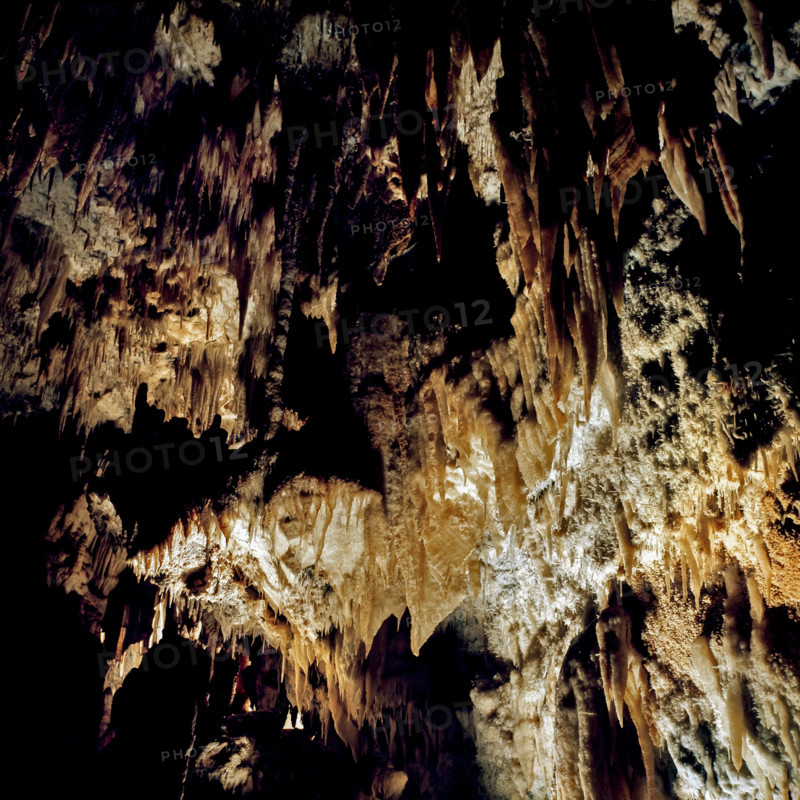 Nature, Italy, region of Puglia 1975 Grotte di Catellana (Castellana caves).