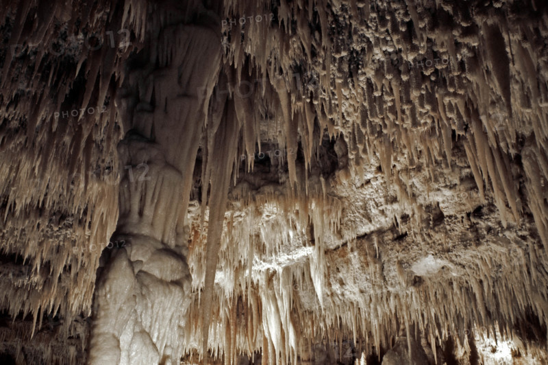 Nature, Italy, region of Puglia 1975 Grotte di Catellana (Castellana caves).