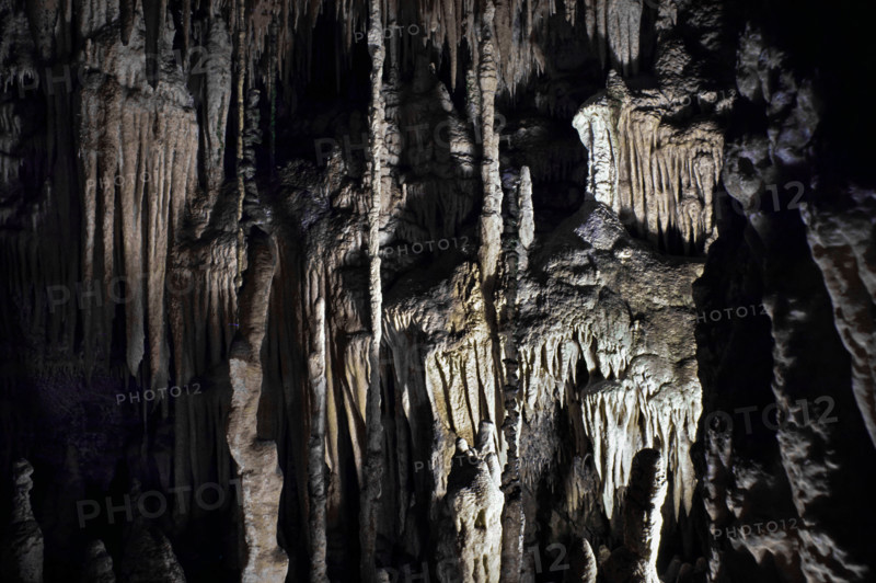 Nature, Italy, region of Puglia 1975 Grotte di Catellana (Castellana caves).
