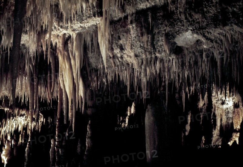 Nature, Italy, region of Puglia 1975 Grotte di Catellana (Castellana caves).