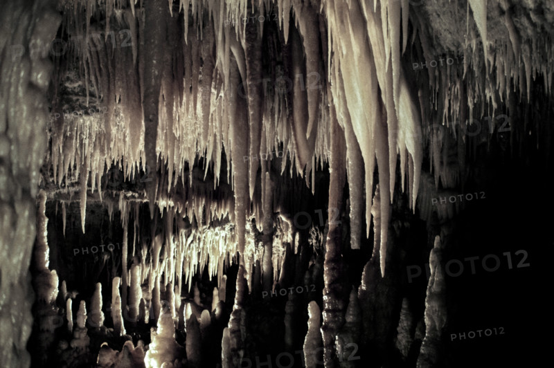 Nature, Italy, region of Puglia 1975 Grotte di Catellana (Castellana caves).
