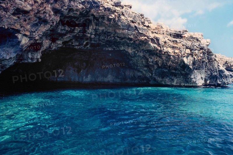 Nature, Italy, region of Puglia 1975 Costa del Salento (Salento coast).