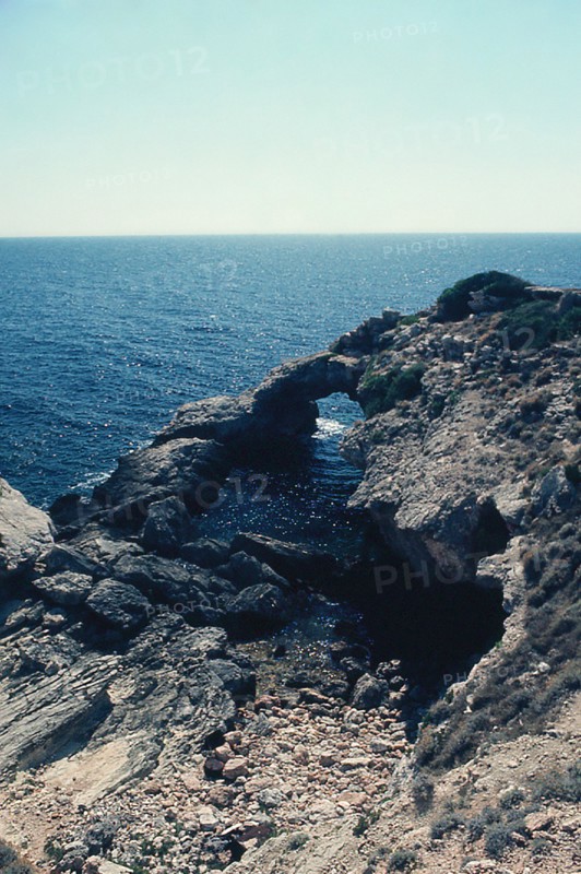 Nature, Italy, region of Puglia 1975 Isole Tremiti (Tremiti islands).