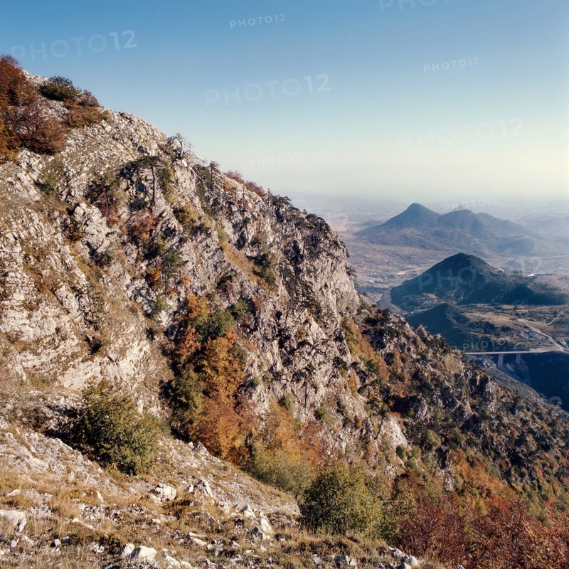 Nature, Italy, region of Calabria 1975 Comprensorio del Pollino - Monte Pollino (Pollino Mountain-Calabria National Park).