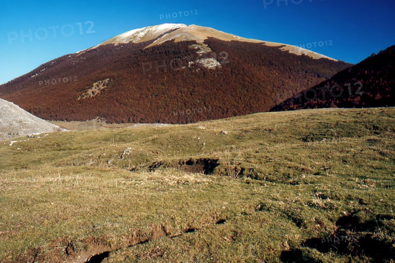 Nature, Italy, region of Calabria 1975 Comprensorio del Pollino - Monte Pollino (Pollino Mountain-Calabria National Park).