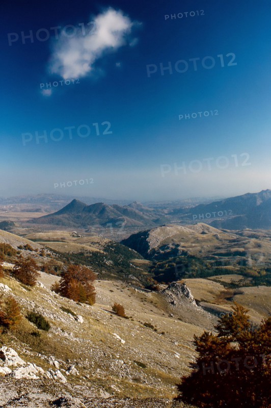 Nature, Italy, region of Calabria 1975 Comprensorio del Pollino - Monte Pollino (Pollino Mountain-Calabria National Park).