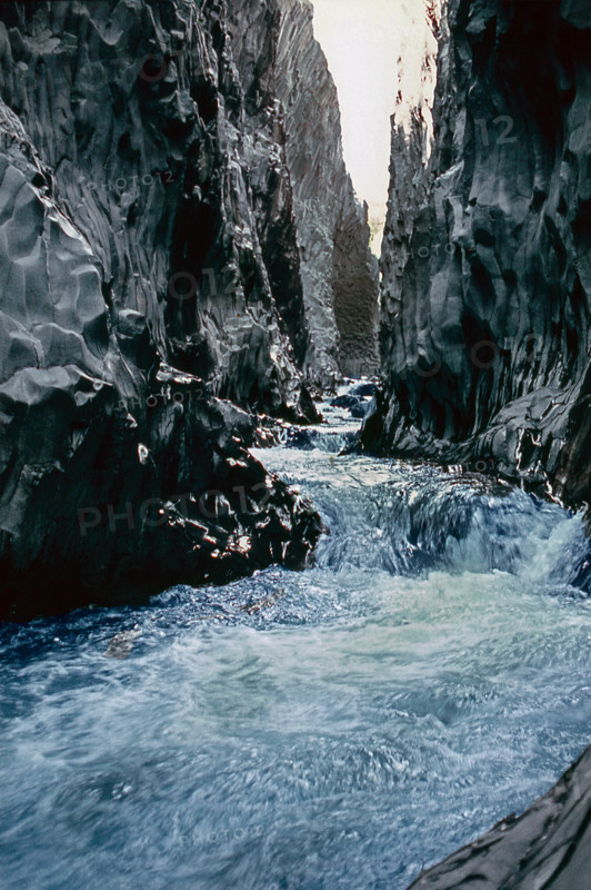 Nature, Italy, region of Sicilia Gole dell'Alcantara (Alcantara Gorges).