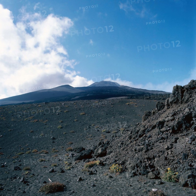 Nature, Italy, region of Sicilia Monte Etna Vulcano (Etna Mountain Volcano).
