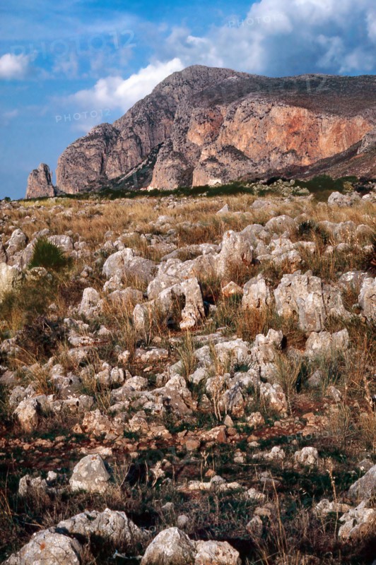 Nature, Italy, region of Sicilia 1975 Capo Sanvito (San Vito Cape).