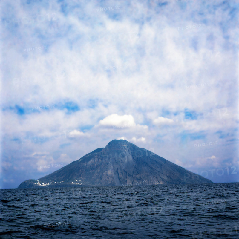 Nature, Italy, region of Sicilia 1975 Isole Eolie, Isola di Stromboli (Aeolian Islands, Stromboli  Island).