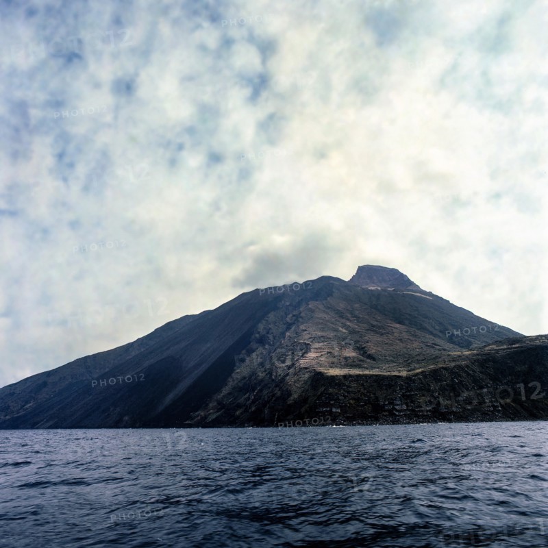 Nature, Italy, region of Sicilia 1975 Isole Eolie, Isola di Stromboli (Aeolian Islands, Stromboli  Island).